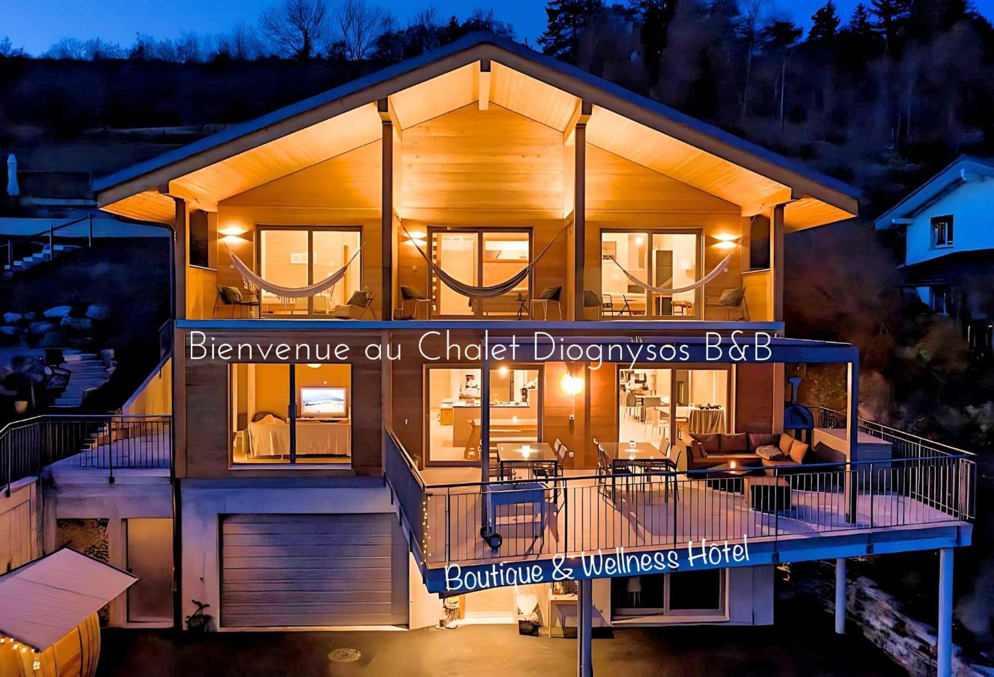 Chalet Diognysos B&B, Boutique Hotel & Wellness Crans-Montana Exterior photo